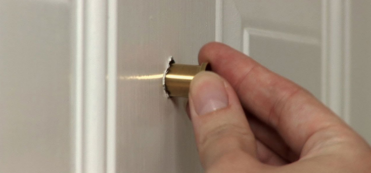 peephole door repair in Durham